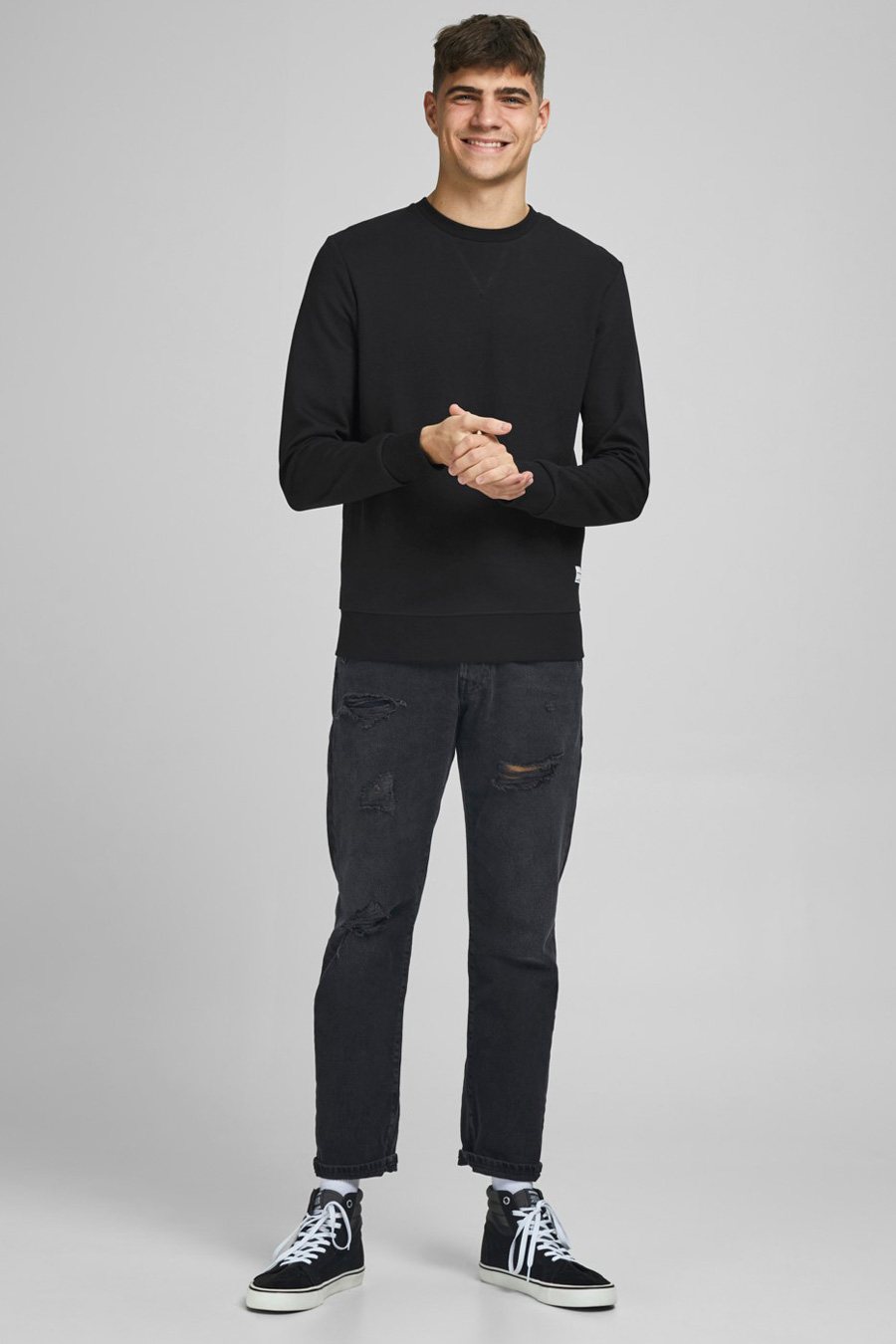 Sporta džemperis JACK & JONES 12181903-Black