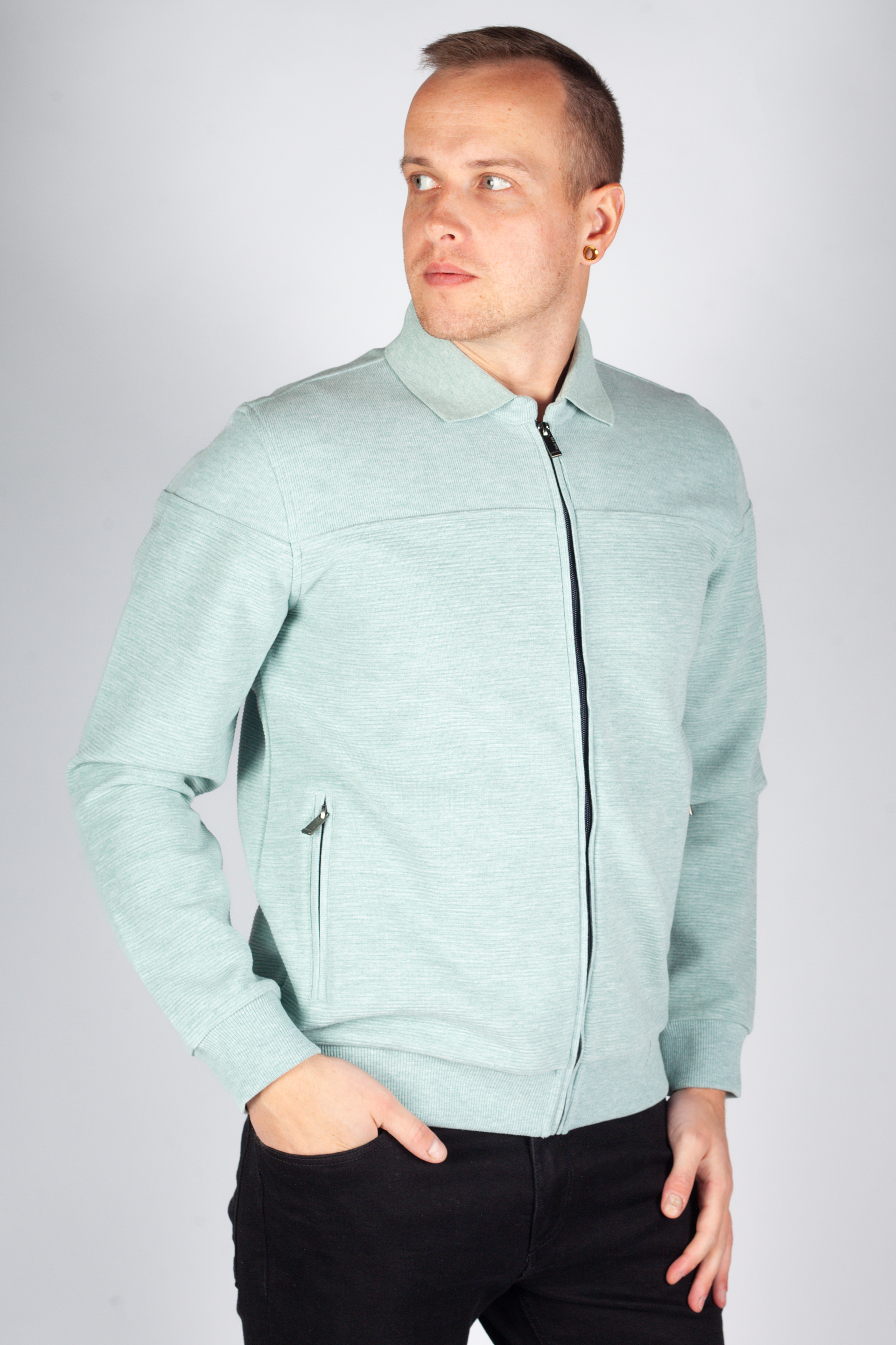 Adīta jaka MCL 39672-MINT-MELANJ