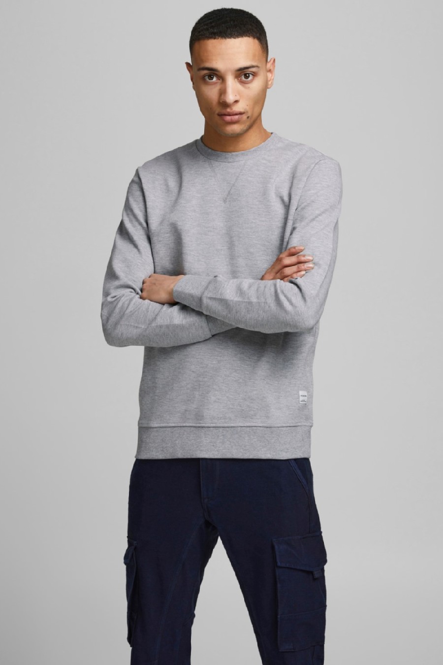 Sporta džemperis JACK & JONES 12181903-LG-Melange