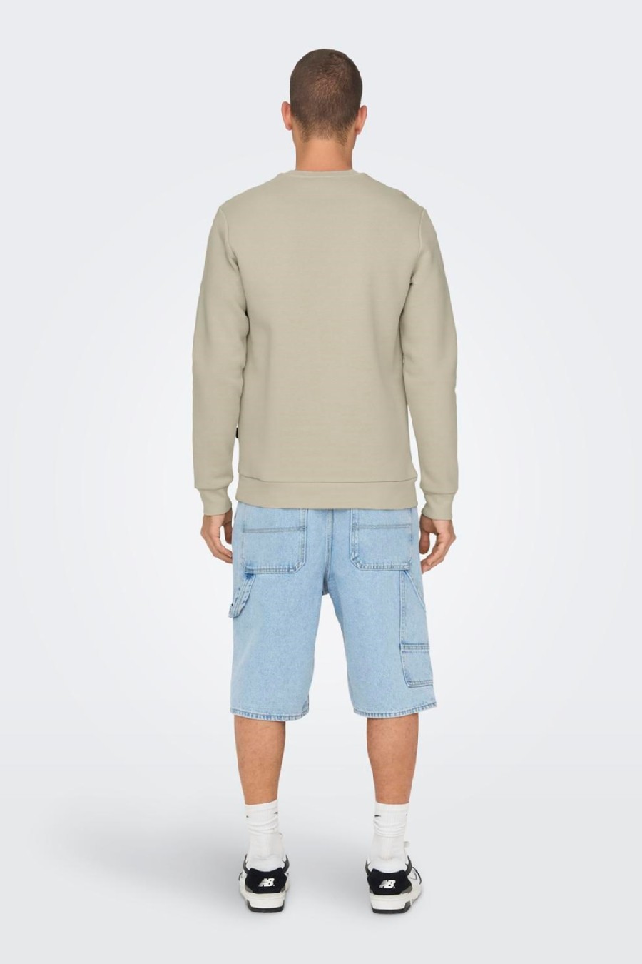 Sporta džemperis ONLY & SONS 22018683-Silver-Lining