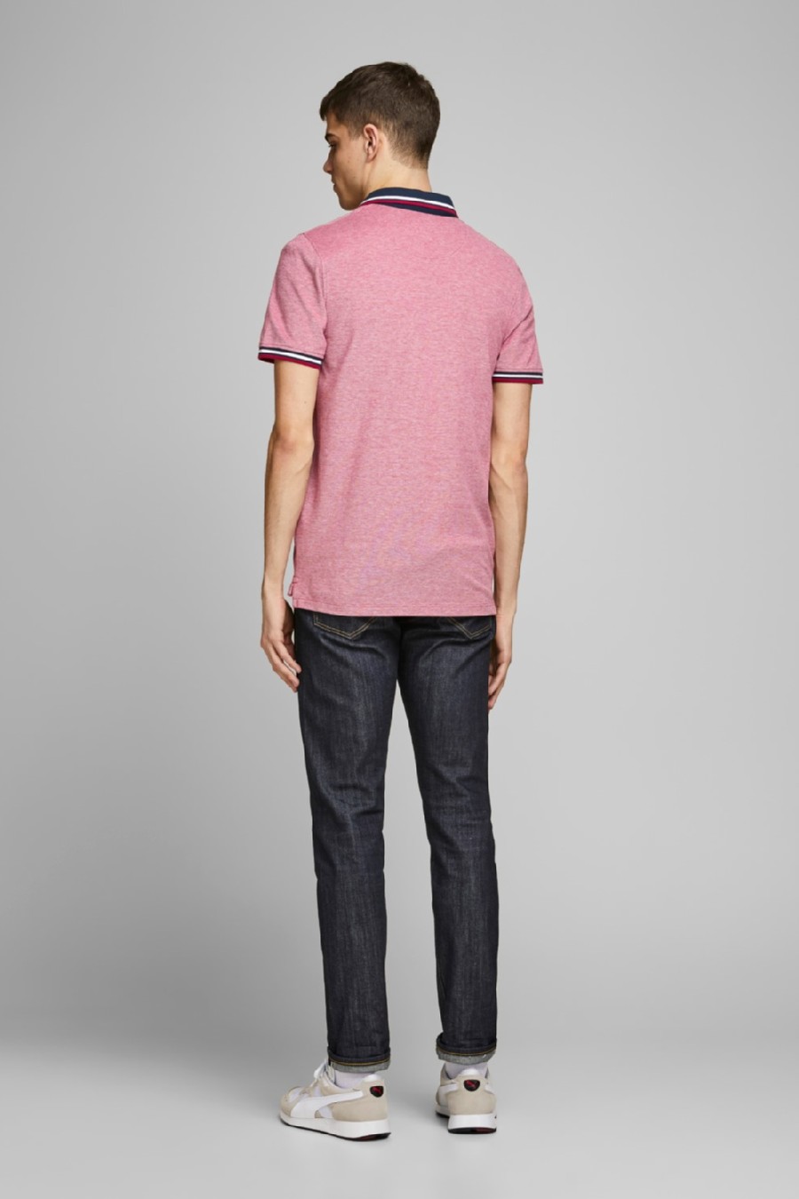 Polo krekls JACK & JONES 12136668-Rio-Red