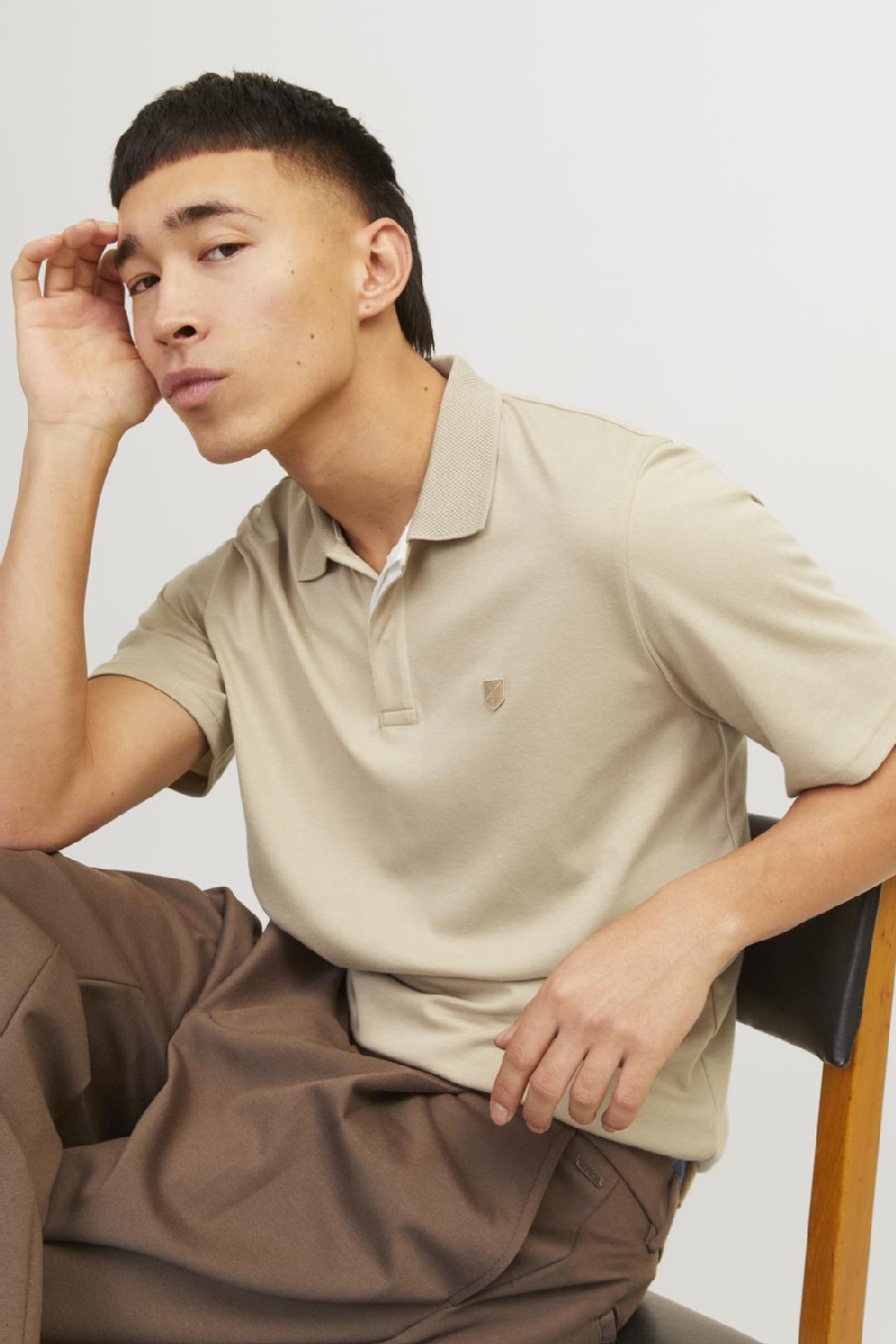Polo krekls JACK & JONES 12251180-Fields-Of-Rye