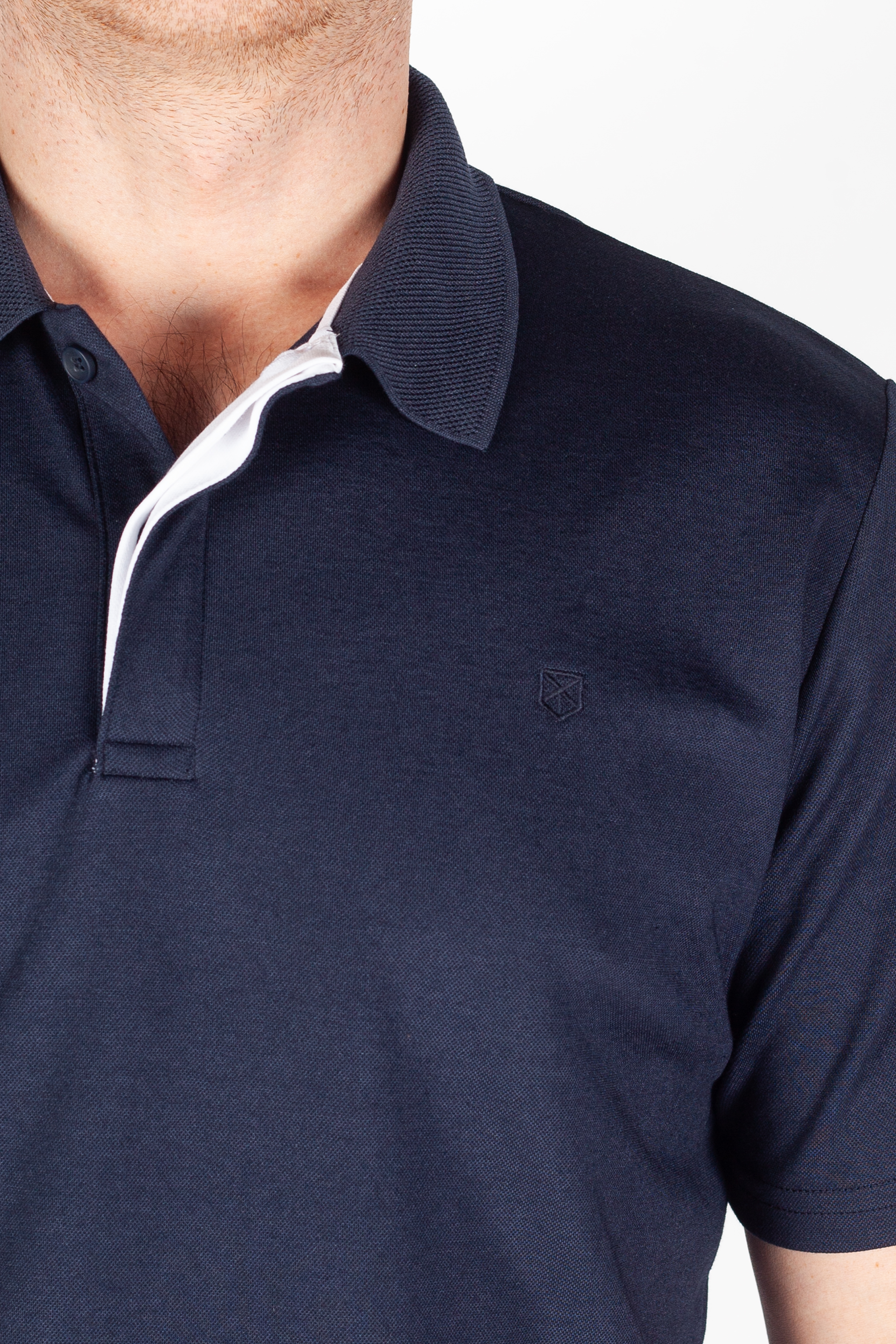 Polo krekls JACK & JONES 12277617-Night-Sky