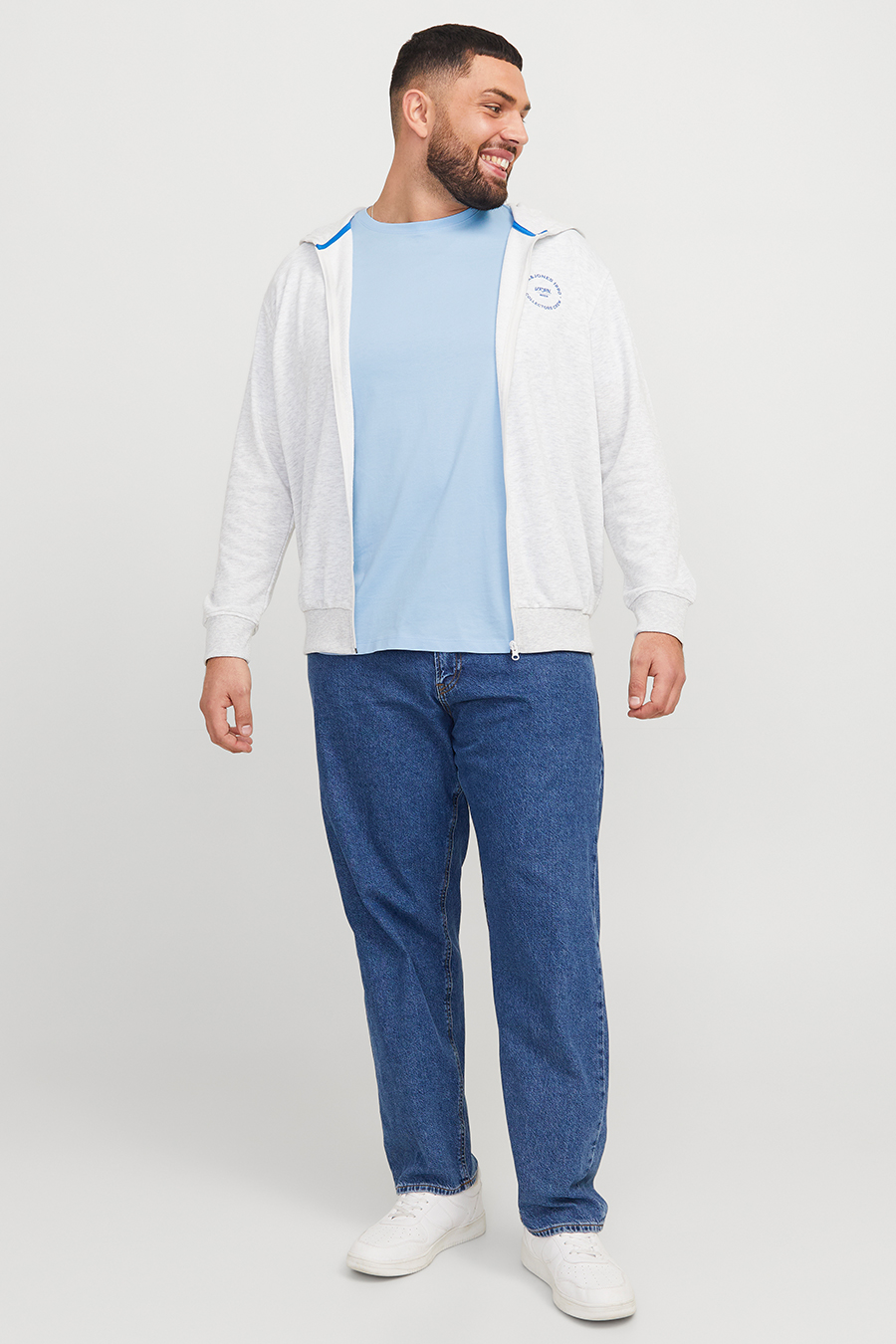 T-krekls JACK & JONES 12253778-Chambray-Blue