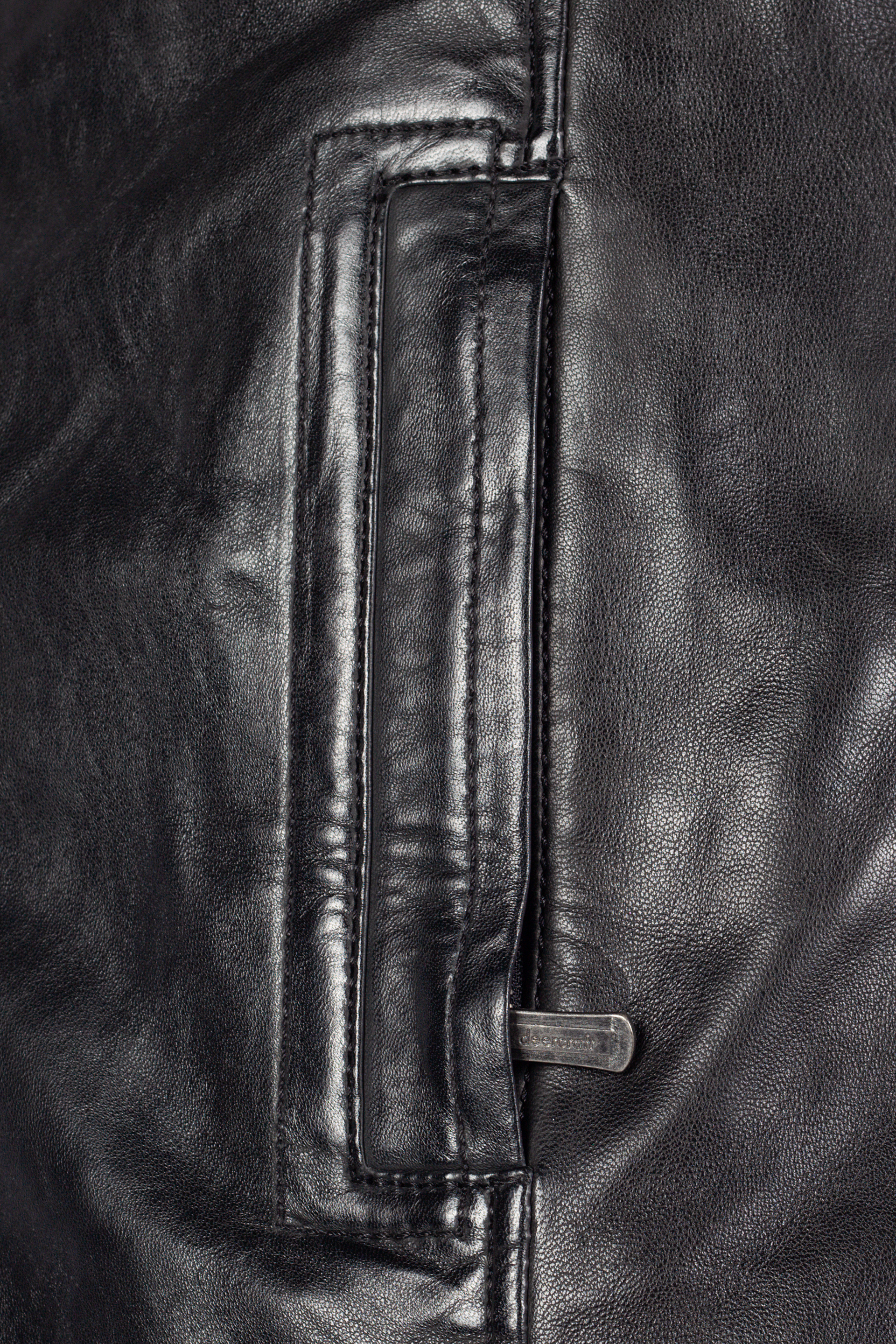 Ādas jaka DEERCRAFT 3701-0163-black