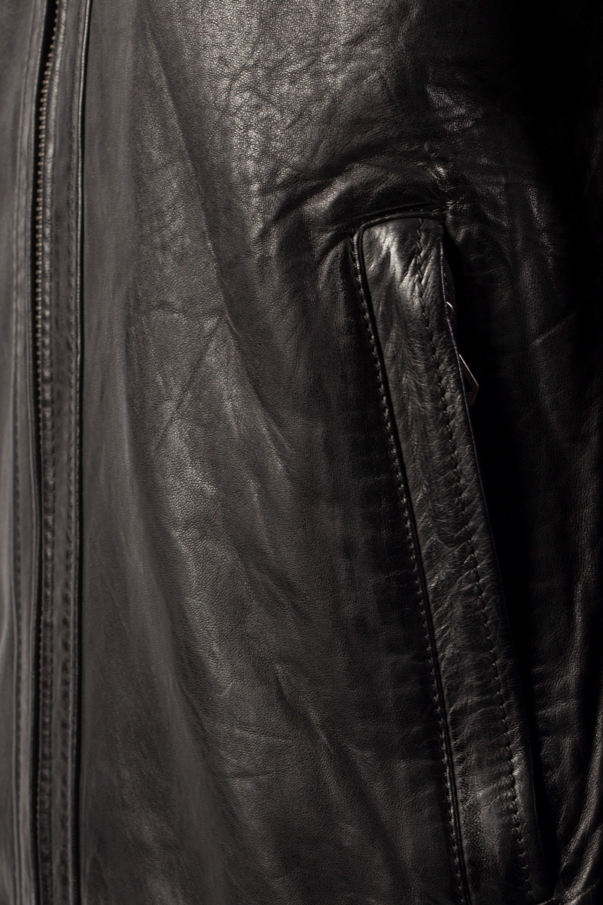 Ādas jaka GIPSY GMDewid-CF-LABUV-black