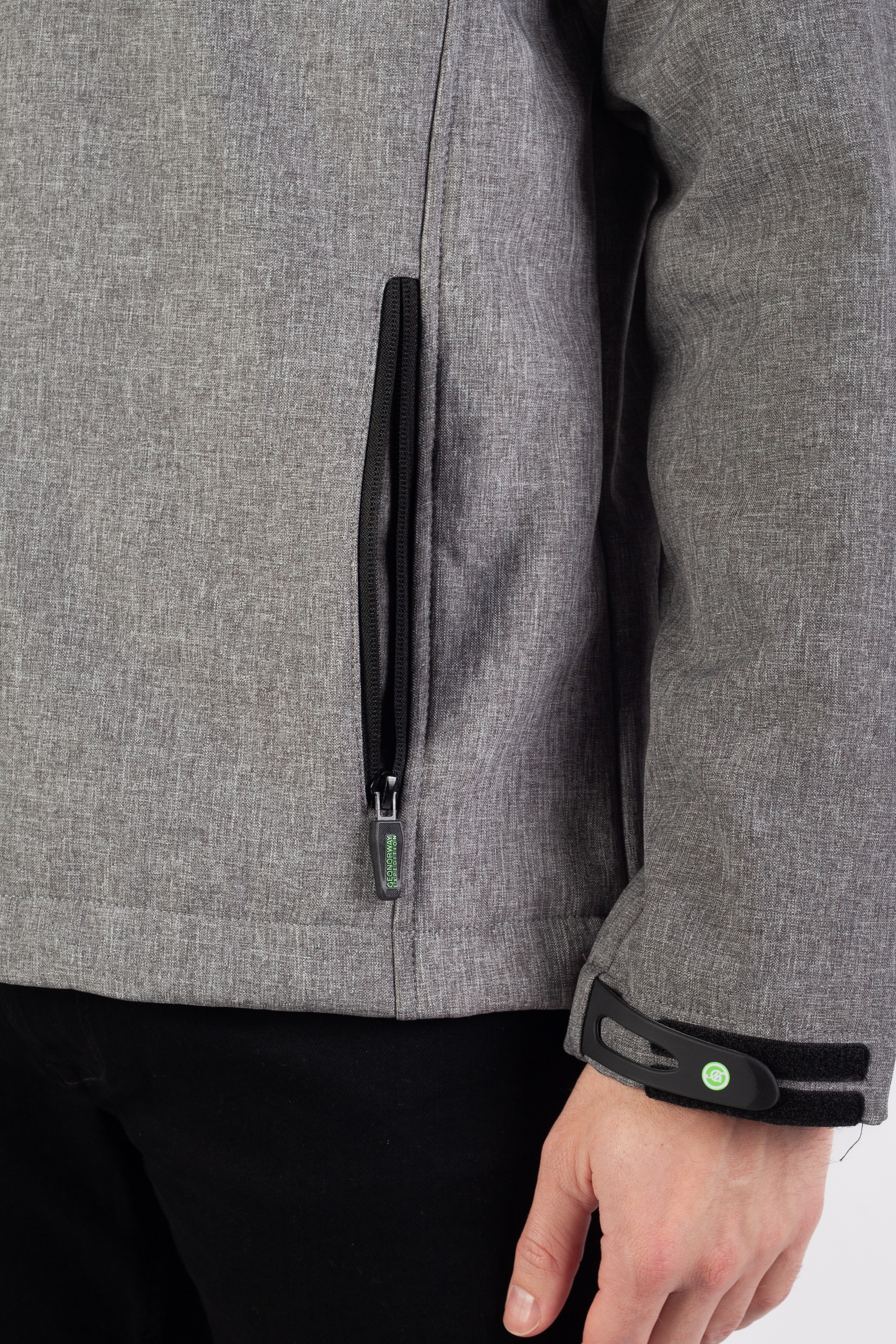 Jaka GEOGRAPHICAL NORWAY TEXSHELL-Light-Grey