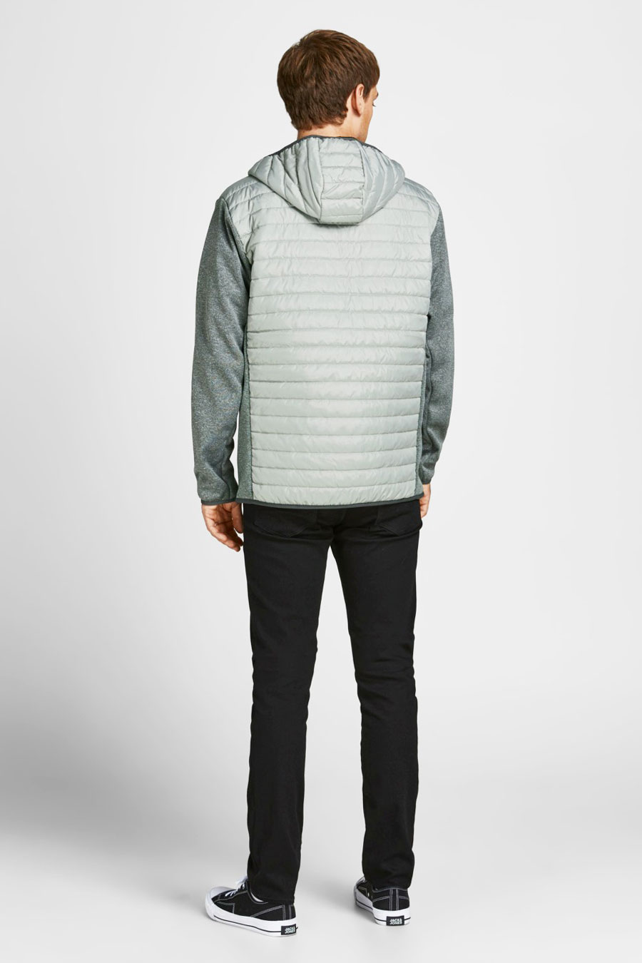 Vējjaka JACK & JONES 12182242-Ghost-Gray