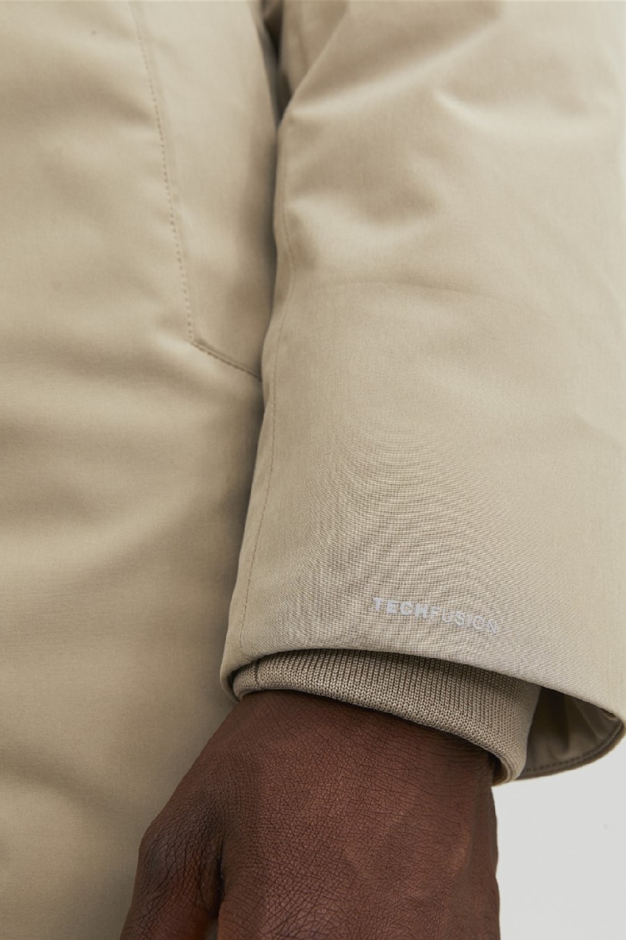 Ziemas jaka JACK & JONES 12238561-Weathered-Tea