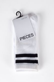 Zeķes PIECES 17109883-Bright-White-B