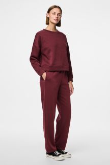 Auduma bikses PIECES 17156301-Tawny-Port