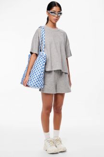 Auduma šorti PIECES 17118868-Light-Grey