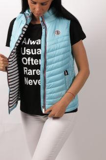 Veste VOILE BLEUE ARETHA-SPLASH-BLUE