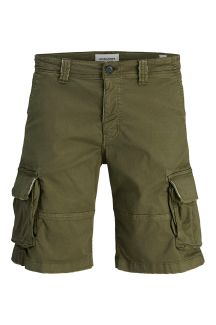 Auduma šorti JACK & JONES 12274211-Olive-Night
