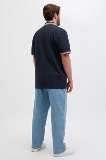 Polo krekls JACK & JONES 12143859-Black-Navy-NEO