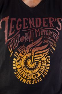 T-krekls LEGENDERS HARTMAN-BLACK