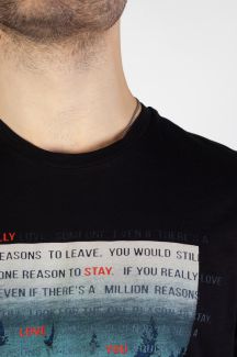 T-krekls MCL 36034-SIYAH