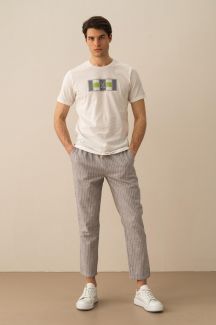 T-krekls XINT 502025-K-BEYAZ