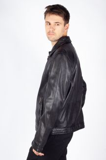 Ādas jaka DEERCRAFT 3701-0154-black