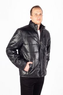 Ādas jaka DEERCRAFT 3701-0146-black