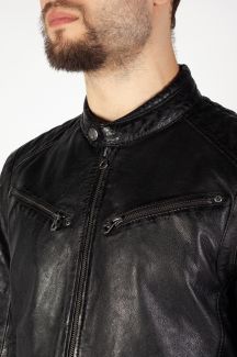 Ādas jaka GIPSY GMChenno-LAJORV-black