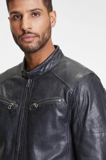 Ādas jaka GIPSY Marc-LAKEV-BIO-NAVY-BLAC