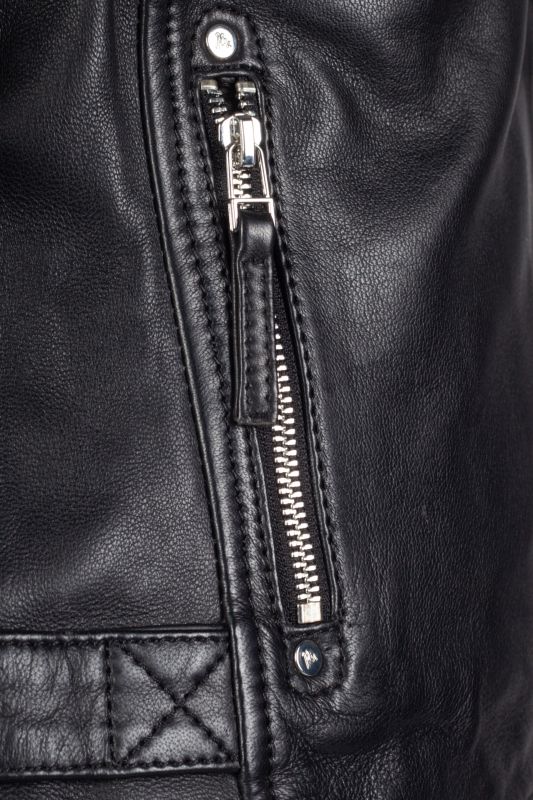 Ādas jaka MAURITIUS 1101-0727-black