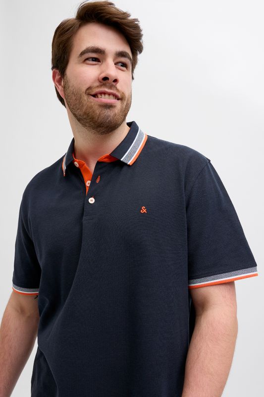 Polo krekls JACK & JONES 12143859-Black-Navy-NEO