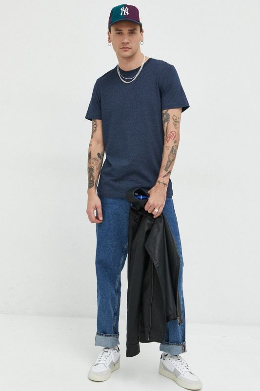 T-krekls JACK & JONES 12222887-Navy-Blazer