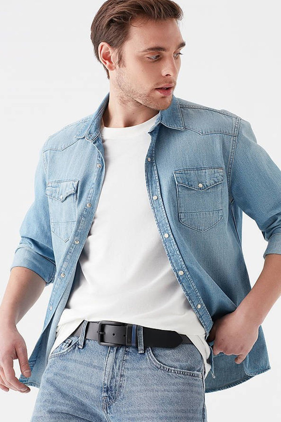 Кожаный ремень MAVI 090499-15903