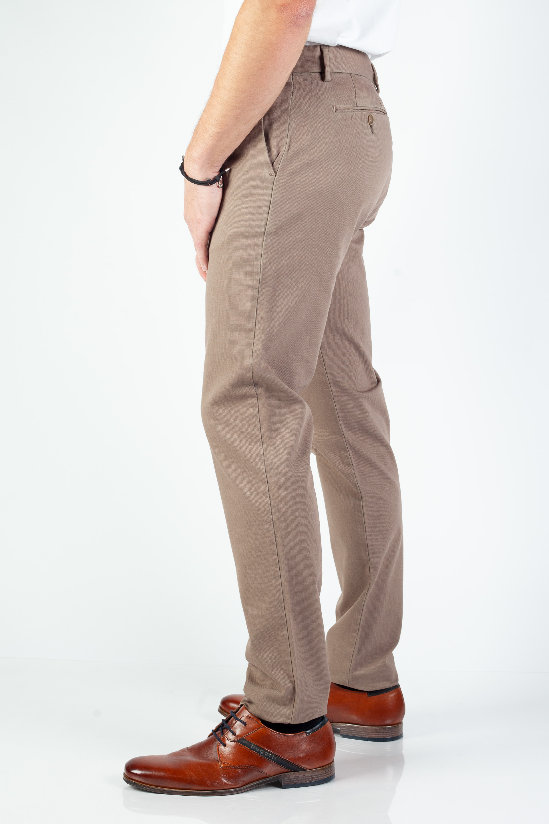 Классические брюки FRAPPOLI 1007-MILANO-DARK-OLIVE