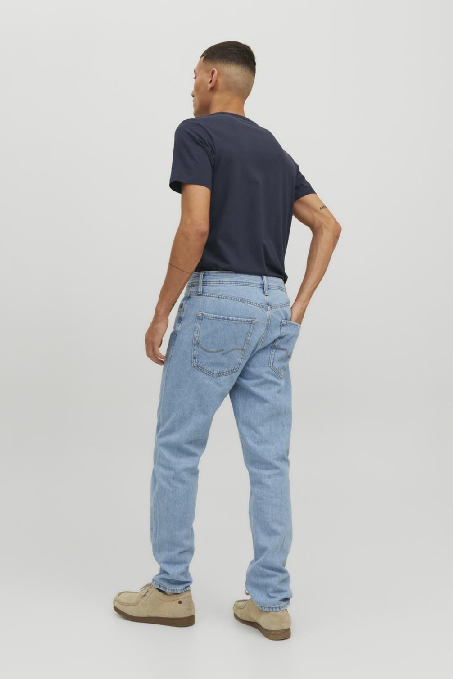 Футболкa JACK & JONES 12058529-NAVY-BLUE