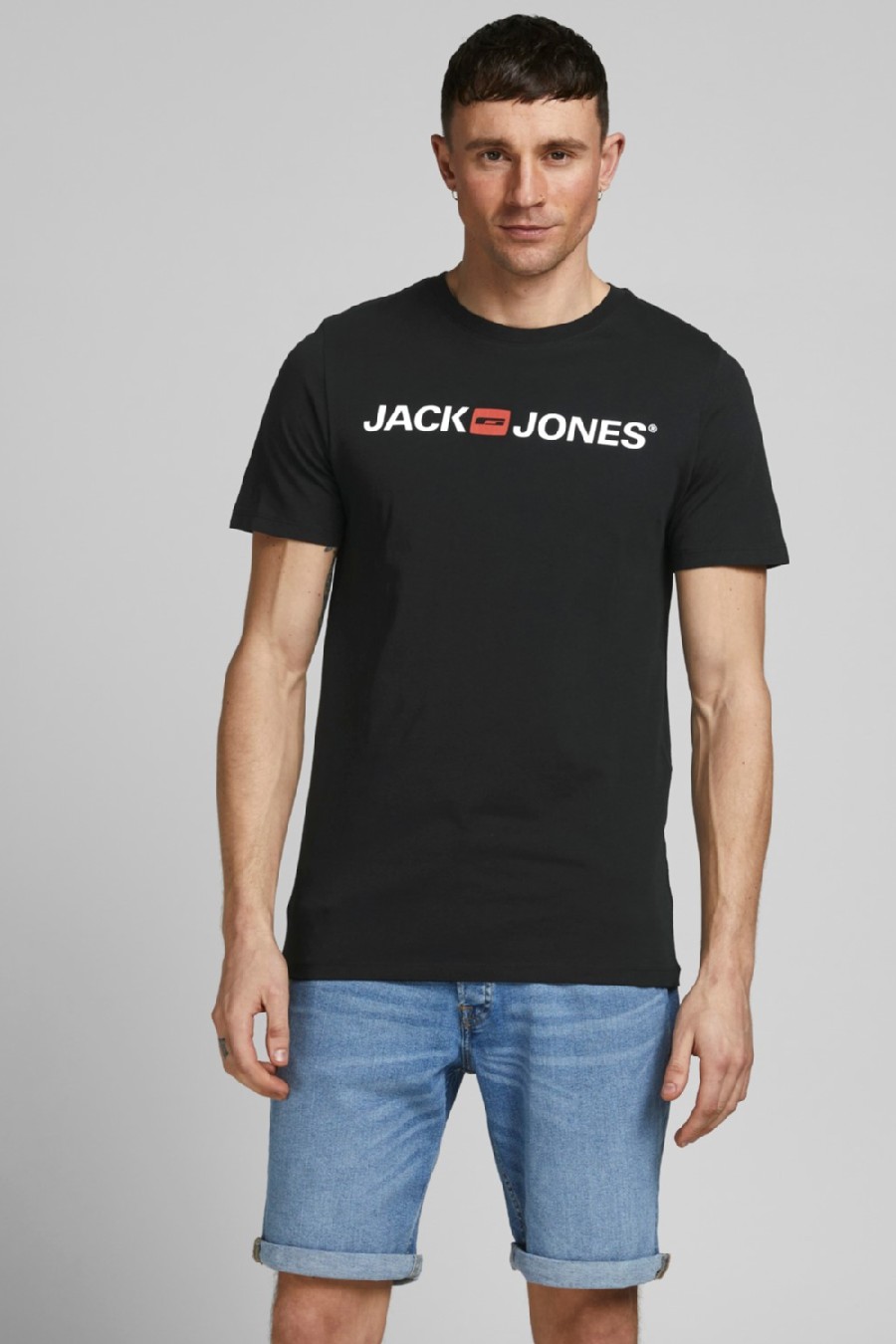 Футболкa JACK & JONES 12137126-Black