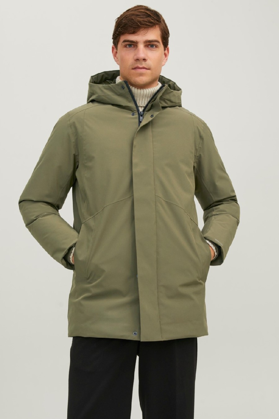 Зимняя куртка JACK & JONES 12238561-Grape-Leaf