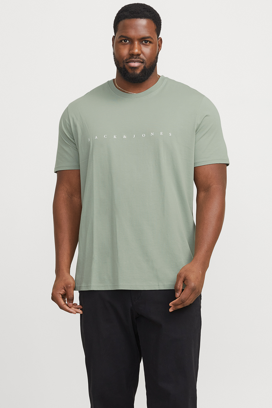 Футболкa JACK & JONES 12243625-Iceberg-Green