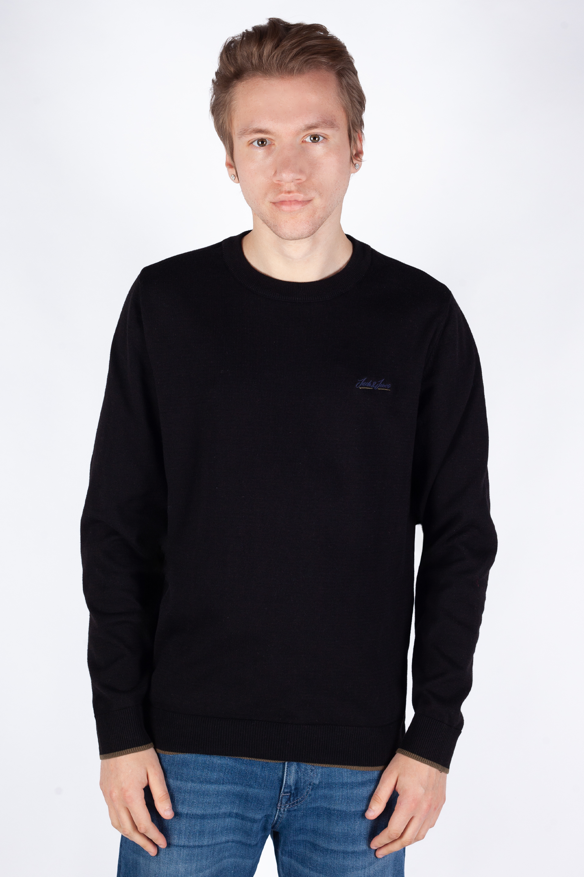 Свитер JACK & JONES 12248660-Black