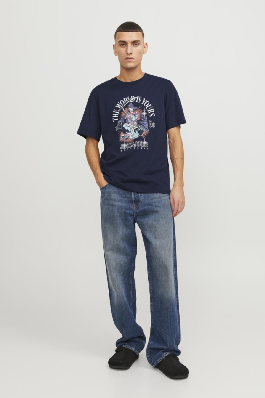 Футболкa JACK & JONES 12249345-Sky-Captain