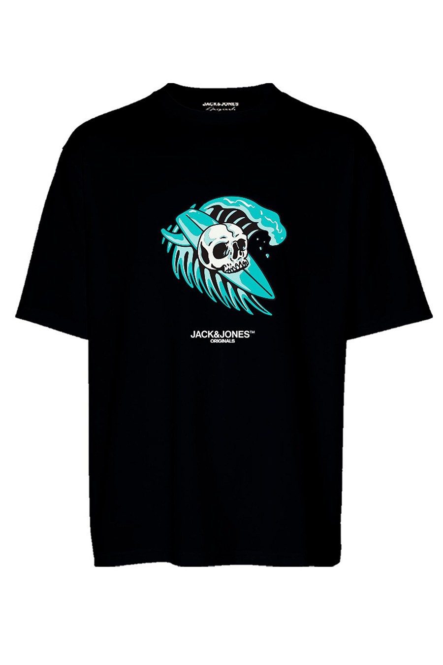 Футболкa JACK & JONES 12255651-Black