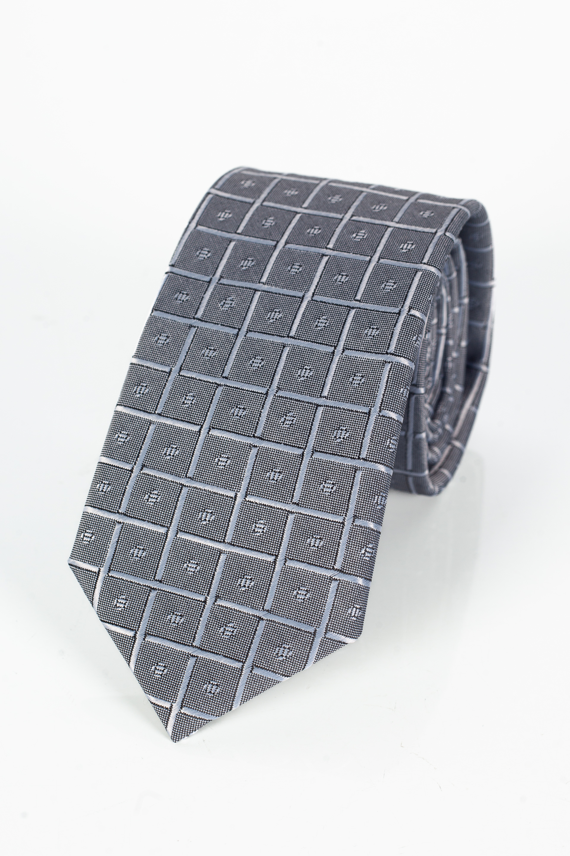 Tie NINO PACOLI MIKRO-DESEN-ENG85-V2