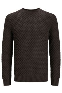 Свитер JACK & JONES 12246281-Chocolate