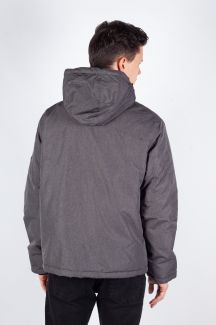 Зимняя куртка JACK & JONES 12272729-Black-MELANGE