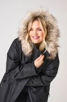 Зимняя куртка ONLY CARMAKOMA 15185999-Black-NATURE