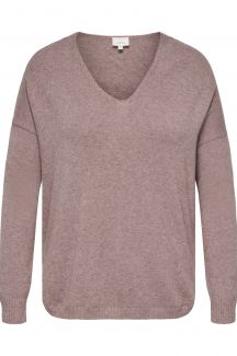 Свитер ONLY CARMAKOMA 15267202-Rose-Brown