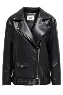 Кожаная куртка JACQUELINE DE YONG 15322525-Black