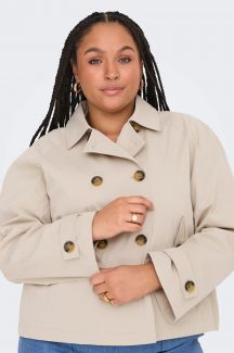Курткa ONLY CARMAKOMA 15344178-Oxford-Tan
