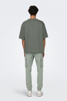 Футболкa ONLY & SONS 22027787-Castor-Gray