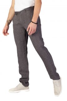 Льняные брюки BLK JEANS 8385-5150-101-201