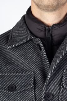 Курткa FRAPPOLI 9995-MAXI-SIYAH