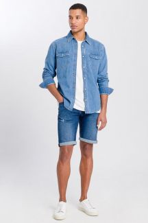 Джинсовые шорты CROSS JEANS A565-251