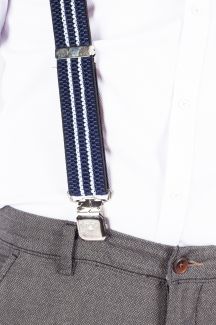 Подтяжки X JEANS DYK40-061-MIX-NAVY-WHITE